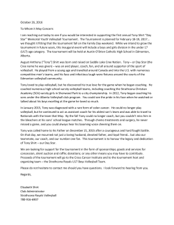 Support Letter - Volleyball Alberta