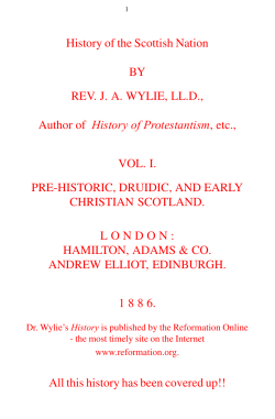 History of the Scottish Nation