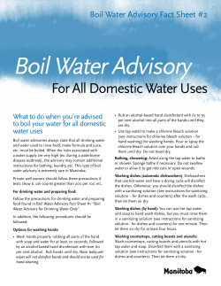 For All Domestic Water Uses
