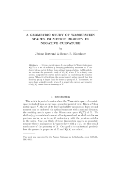 A GEOMETRIC STUDY OF WASSERSTEIN SPACES: ISOMETRIC