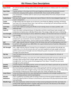 Classes Decoded Click here to find class descriptions and fitness