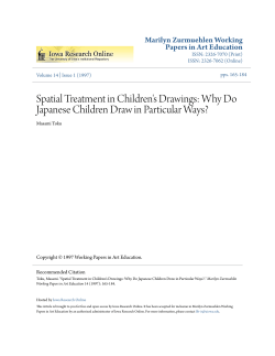 Spatial Treatment in Children`s Drawings