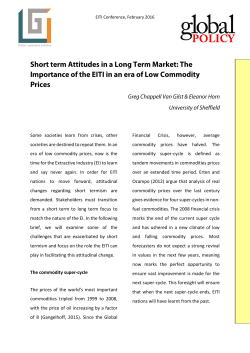 Short Term Attitudes in a Long term market