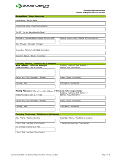 Business Registration Form