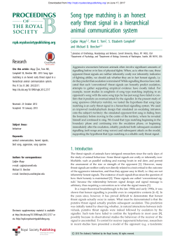 Song type matching is an honest early threat signal in a hierarchical
