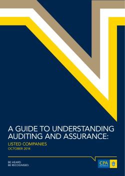 A guide to understanding auditing and assurance