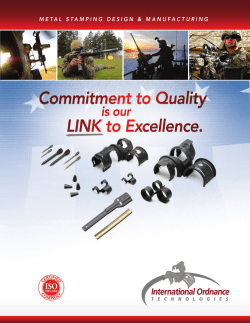 COMPANY HISTORY - International Ordnance Technologies