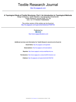 Textile Research Journal