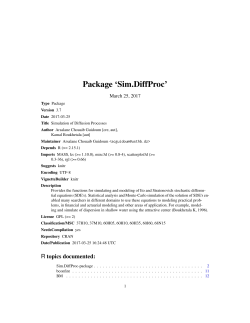 Package `Sim.DiffProc`