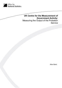 Measuring the output of children`s care