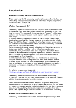 Introduction - Spexhall Parish Council