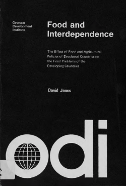 Food and interdependence - Overseas Development Institute