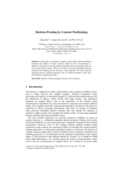 Skeleton Pruning by Contour Partitioning