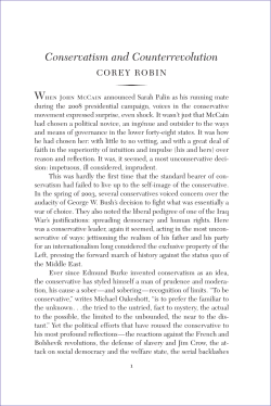 Conservatism and Counterrevolution