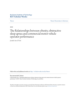 The Relationships between obesity, obstructive sleep apnea and