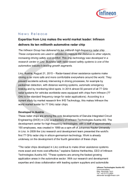 News Release - Infineon Technologies