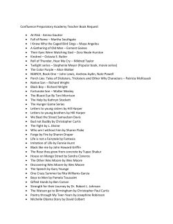 Confluence Preparatory Academy Teacher Book Request &bull; At