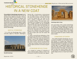 New Coat for Historical Stonehenge