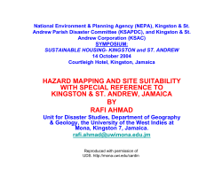 hazard mapping and site suitability with special