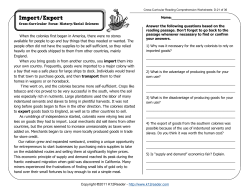 4th Grade Reading Comprehension Worksheets | Fourth Grade