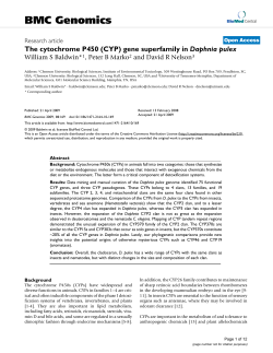 CYP2 - BMC Genomics
