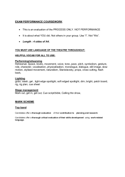 Exam Performance Evaluation Guidance