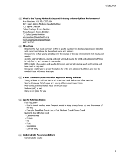 presentation outline