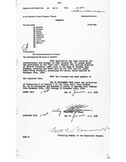 APPROVED THIS / &mdash; day of AD 1954 THAT application