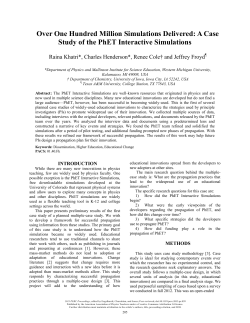 Over One Hundred Million Simulations Delivered : A Case Study of