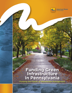 Funding Green Infrastructure in Pennsylvania