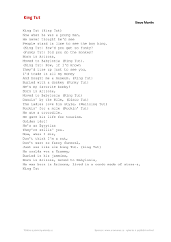 Steve Martin King Tut