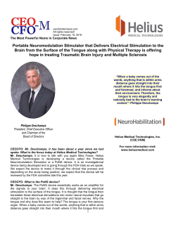 Portable Neuromodulation Stimulator that