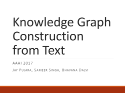 Slides - Knowledge Graph Construction From Text