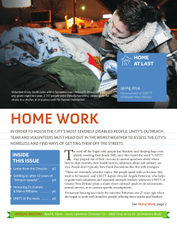 HOME WORK - UNITY of Greater New Orleans