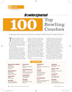 Top Bowling Coaches - bowlersjournal.com