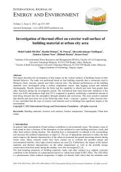 Full Text Article - International Journal of Energy and