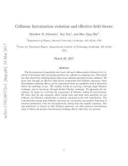 Collinear factorization violation and effective field