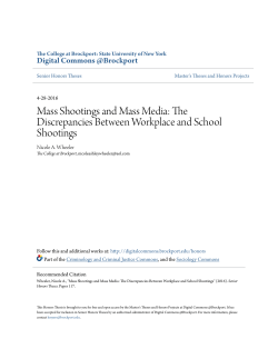 Mass Shootings and Mass Media: The Discrepancies Between