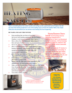 Keep anything that can burn at least three feet away from heating