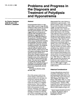 Problems and Progress in the Diagnosis and Treatment of