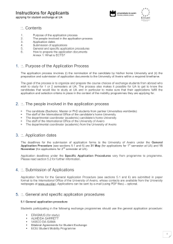 Instructions for Applicants