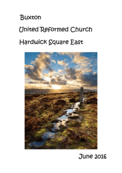 Church Magazine - Buxton United Reformed Church