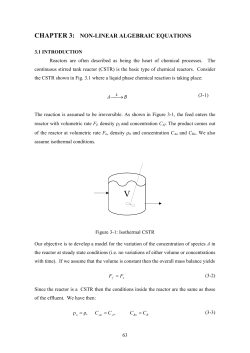 CHAPTER 3: NON-LINEAR ALGEBRAIC EQUATIONS