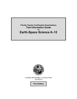 Florida Teacher Certification Examination Test Information Guide