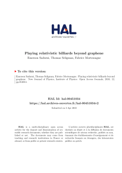 Playing relativistic billiards beyond graphene