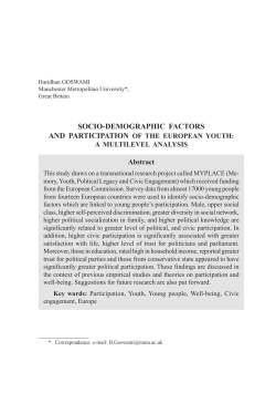 socio-demographic factors