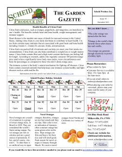 the garden gazette