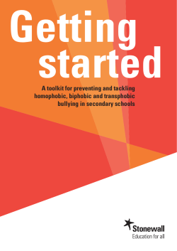 Getting Started Toolkit (Secondary Schools)