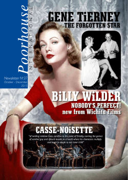 BiLLY WiLDER GENE TiERNEY