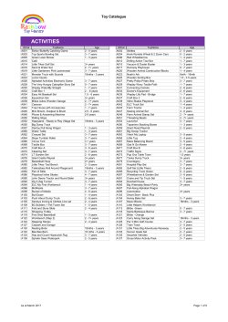 the full catalogue as at March 2017